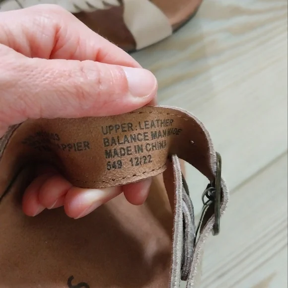 NWOB White Mountain Footbeds Happier Sandals - Picture 3 of 5